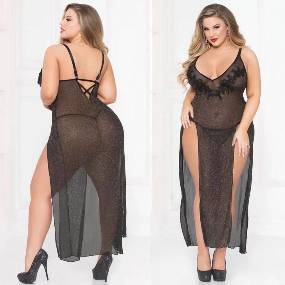 Plus Size babydoll lingerie size 5XL